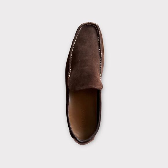 Bally Mens Brown Suede Loafers - Picture 5 of 5